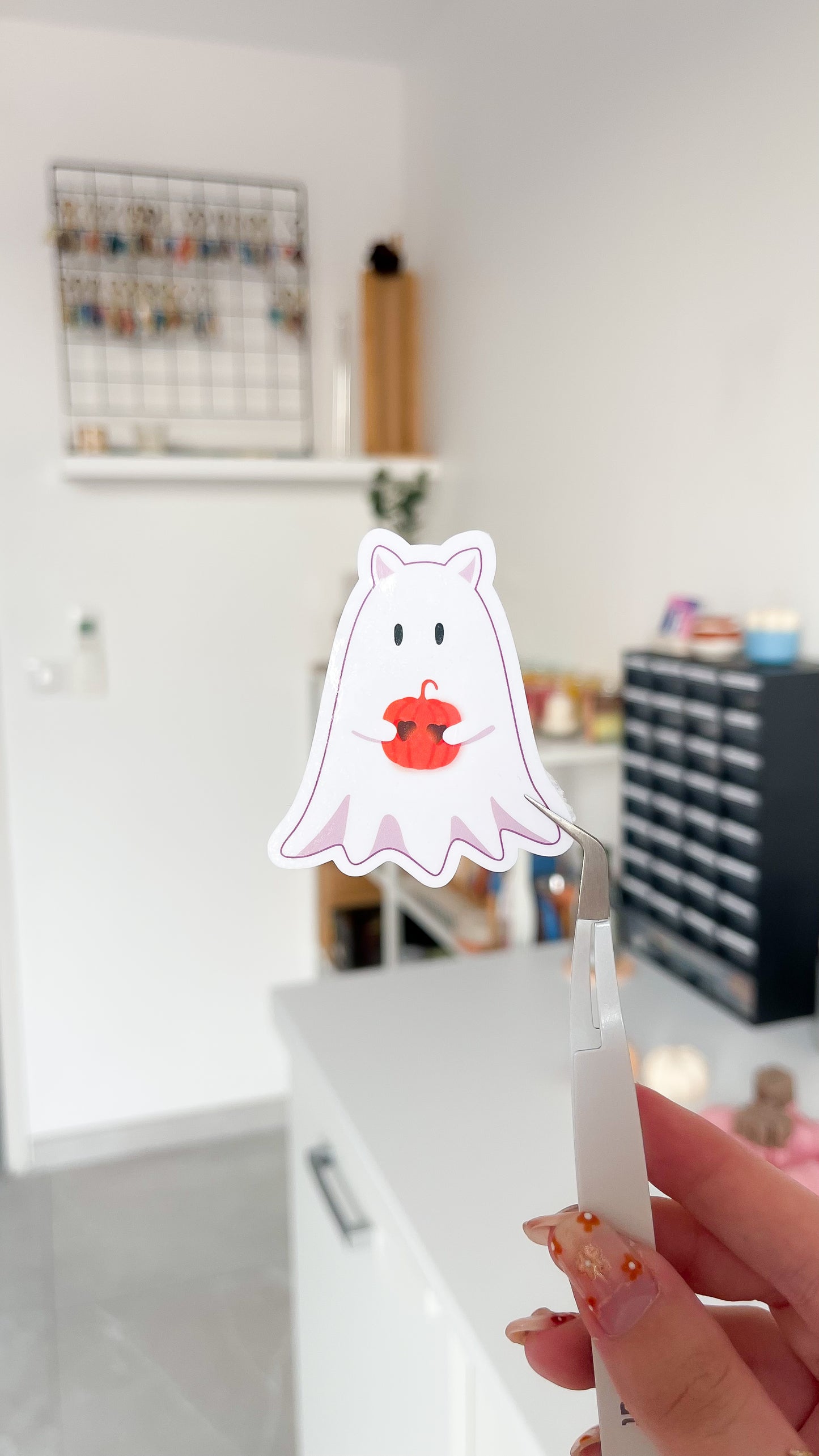 Sticker « Ghost Cat » - Halloween