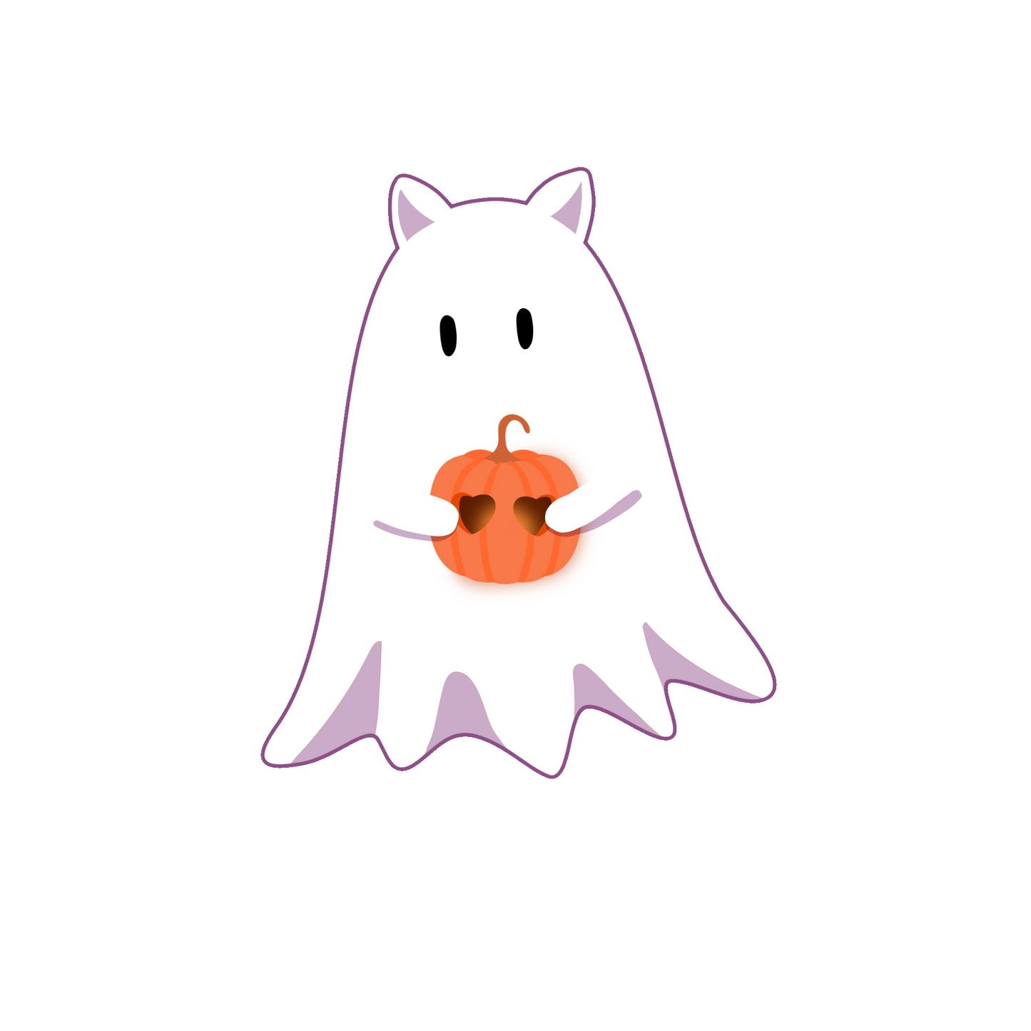 Sticker « Ghost Cat » - Halloween