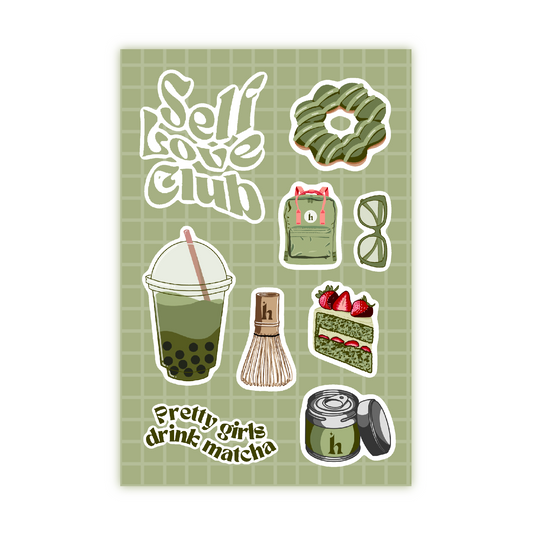 Sticker déco - Matcha